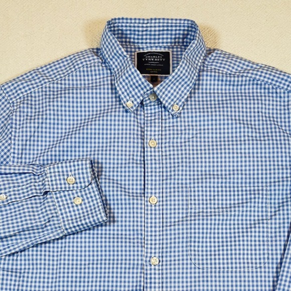 Charles Tyrwhitt Other - Charles Tyrwhitt Mens ]Extra Slim Fit Non Iron Button Down Shirt Size‎ Large